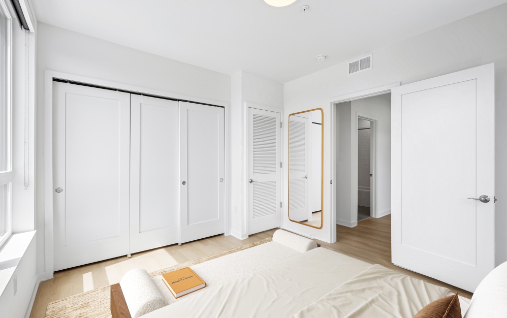 A35D - 1 bedroom floorplan layout with 1 bathroom (Floor 6)