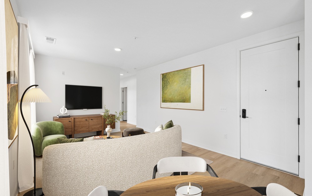 A35D - 1 bedroom floorplan layout with 1 bathroom (Floor 4)
