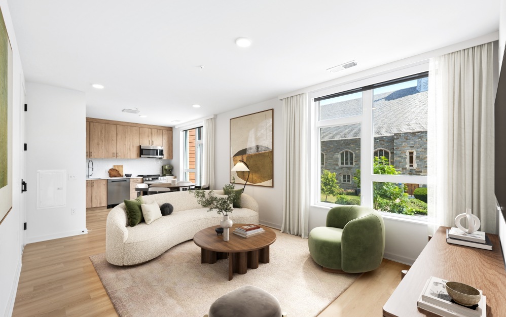 A35D - 1 bedroom floorplan layout with 1 bathroom (Floor 2)