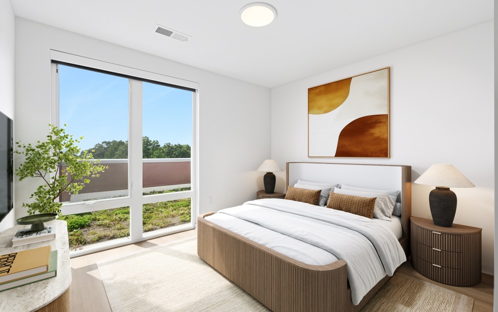 A31 - 1 bedroom floorplan layout with 1 bathroom (Floor 4)