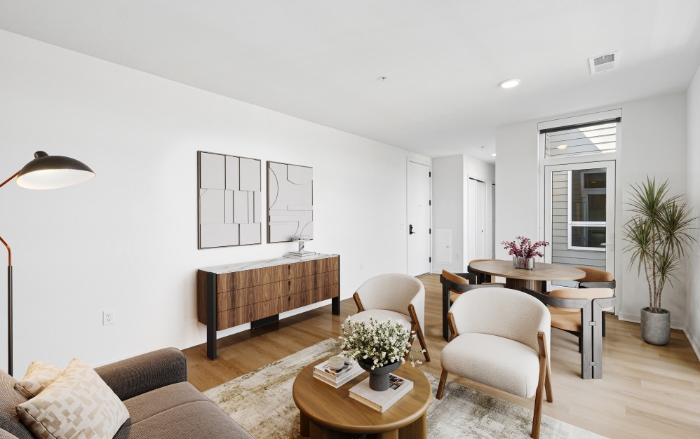 A19 - 1 bedroom floorplan layout with 1 bathroom (Floor 4)