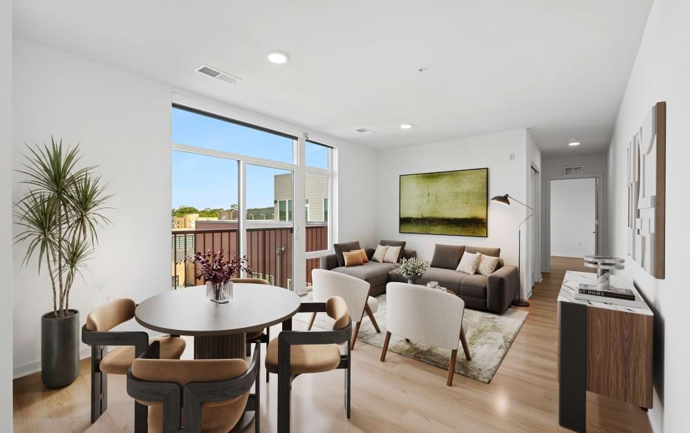 A19 - 1 bedroom floorplan layout with 1 bathroom (Floor 3)