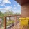 balcony with railing and small seating table