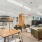 The resident lounge at The Glade on Laurel Apartments in Washington DC, featuring ample seating and black mail boxes.